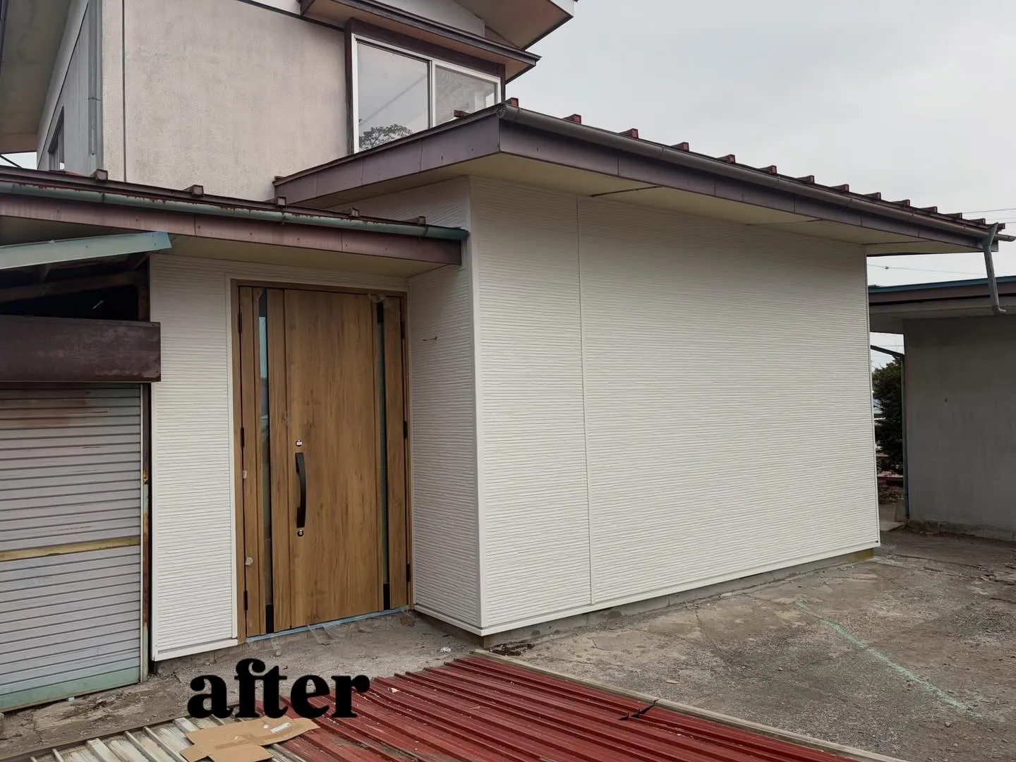 茅野市原村にて外壁カバー工事完了しました✅