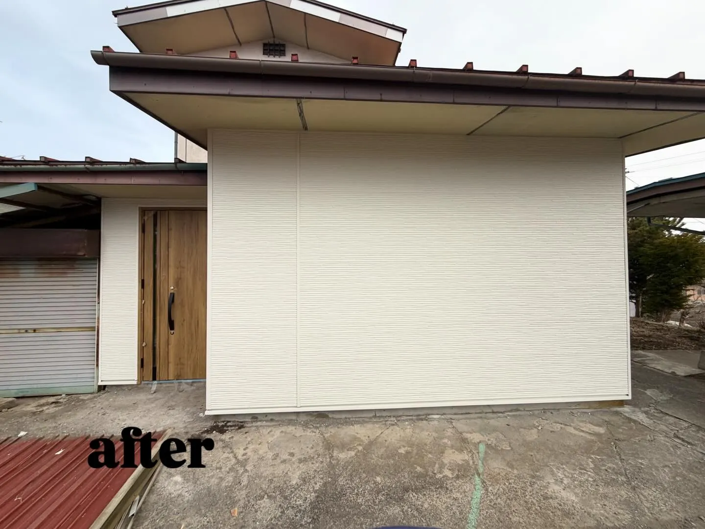 茅野市原村にて外壁カバー工事完了しました✅