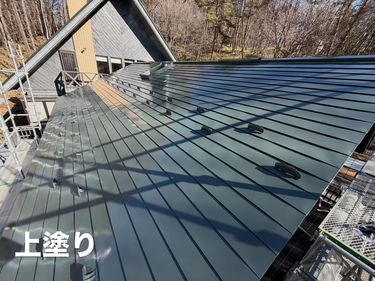 今回は屋根塗装工事