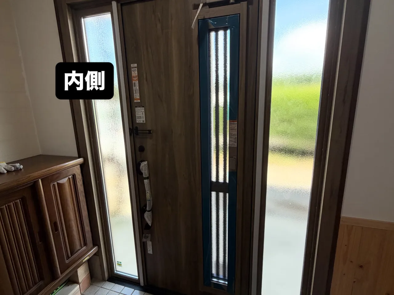 施工1日で完成！？　玄関カバー工事🚪